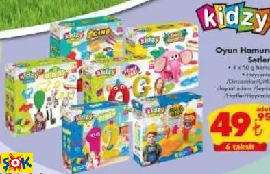 KİDZY OYUN HAMURU SETLERİ